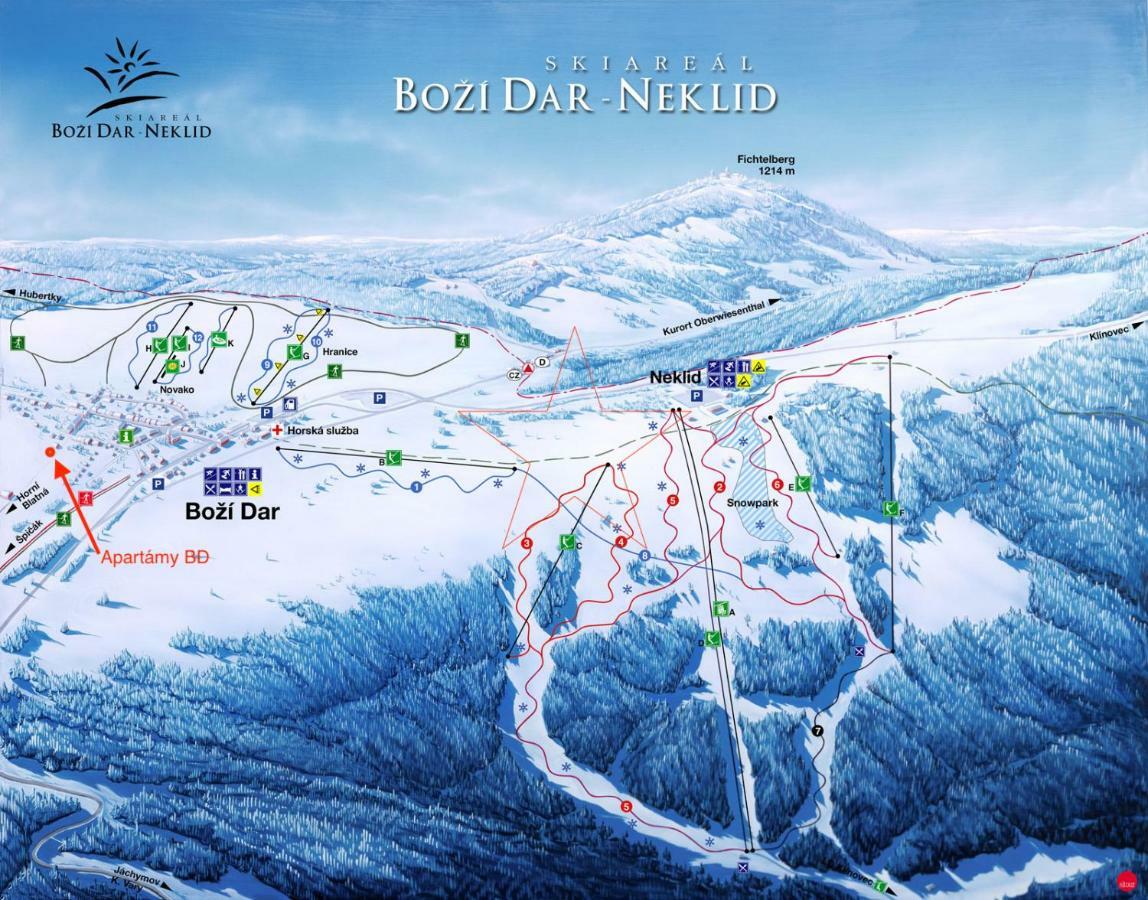 Apartmany Bd Bozi Dar Exterior photo